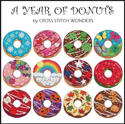 (image for) A Year Of Donuts - All 12 Months